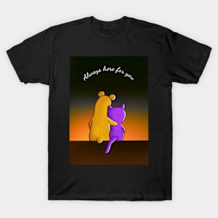 Plum & Custard - Always Here For You T-Shirt